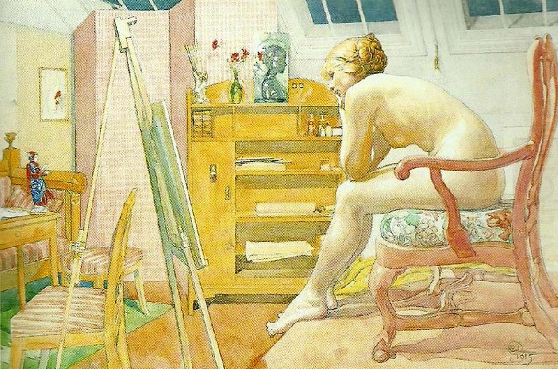 en studie i root, Carl Larsson